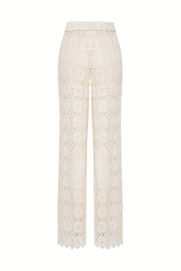 Güpürlü Pantolon - 8