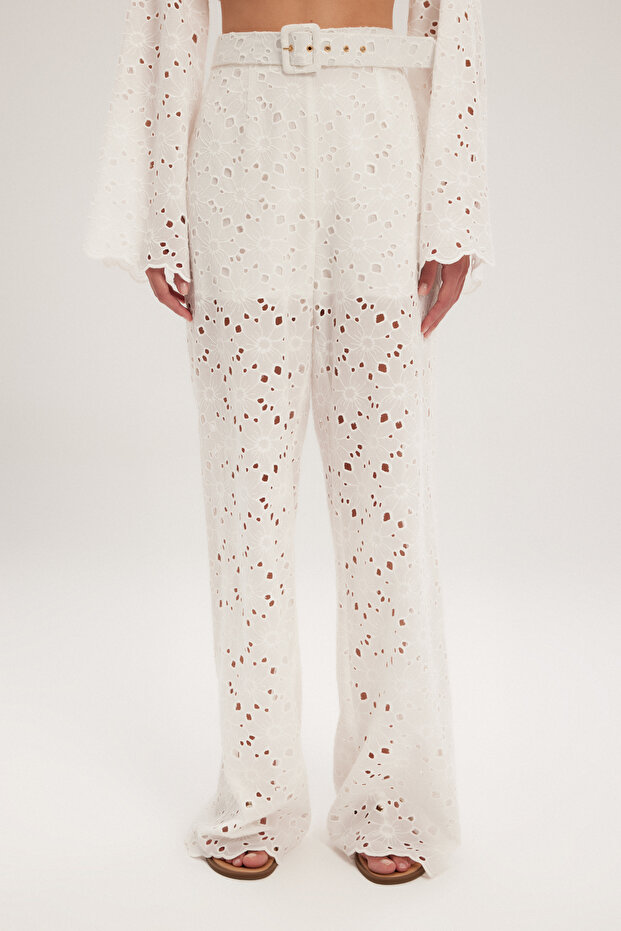 Güpürlü Pantolon - 2