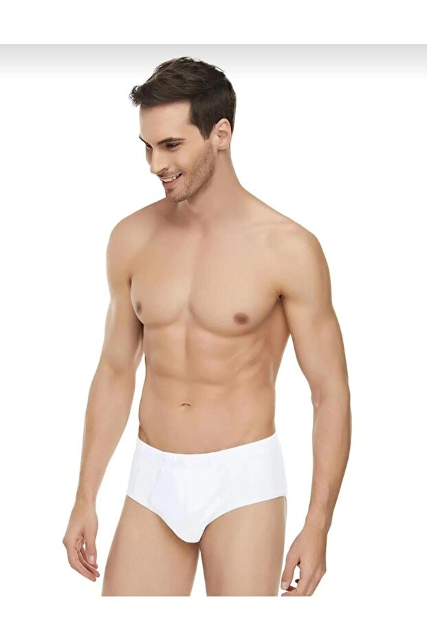 1071 Men's Elastic Waist Slip Panty 3 Pieces