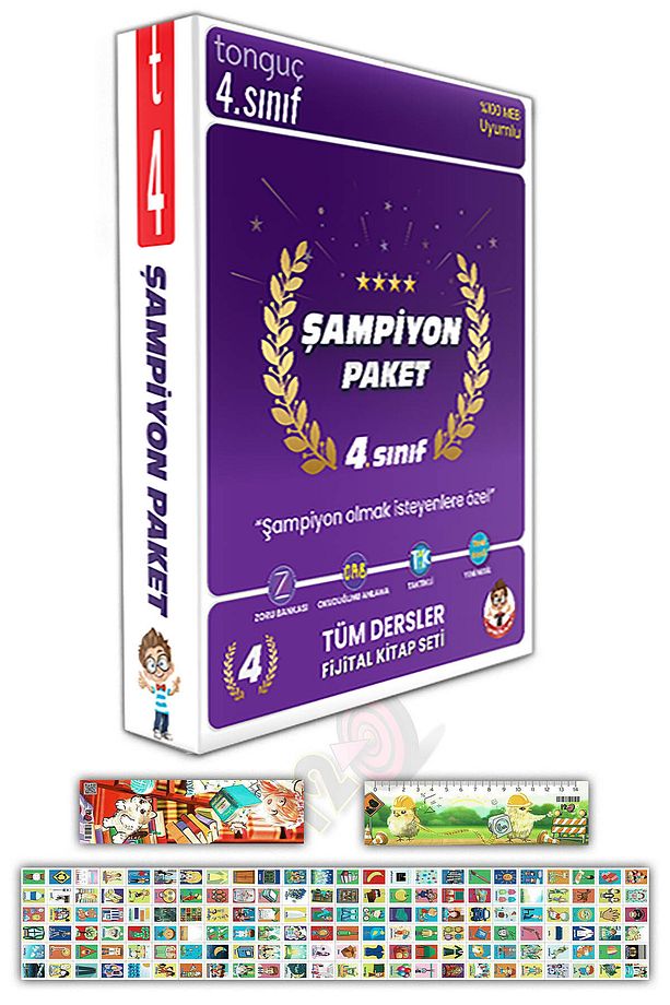 4. Sınıf Şampiyon Paketi - İngilizce Kelime Kartları - 1