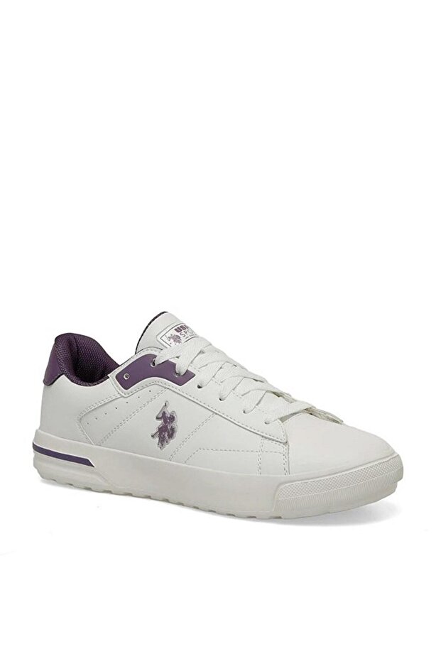 U.S. Polo Mango Wmn White-Purple Women's Sneakers