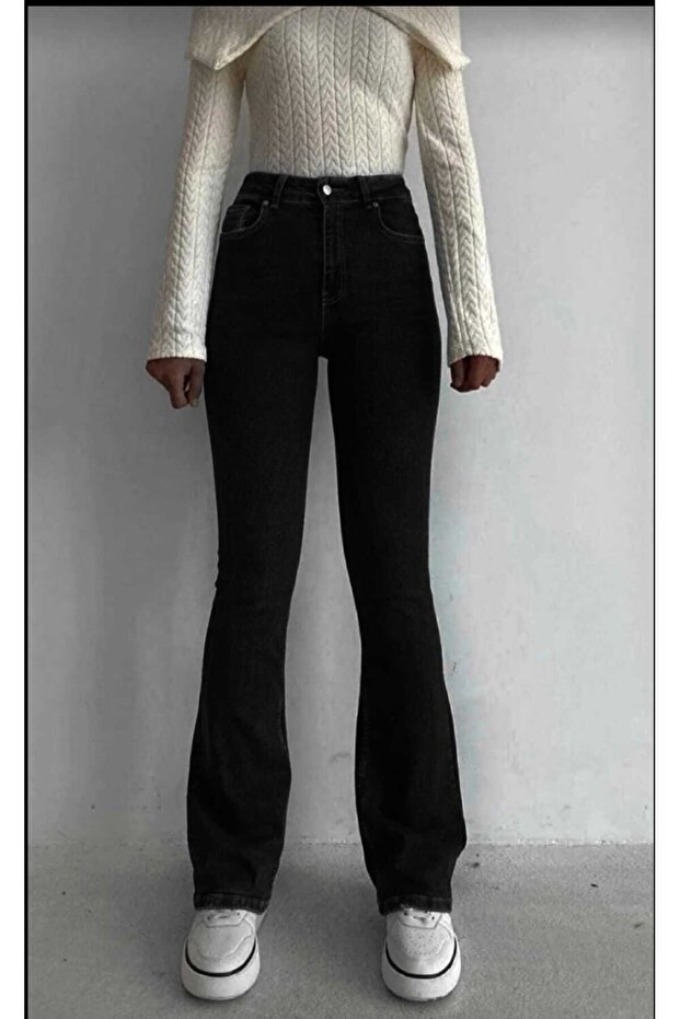 Arya Spanish Spaghetti Jeans Colorfast Black Spaghetti Jeans High Waist Jeans