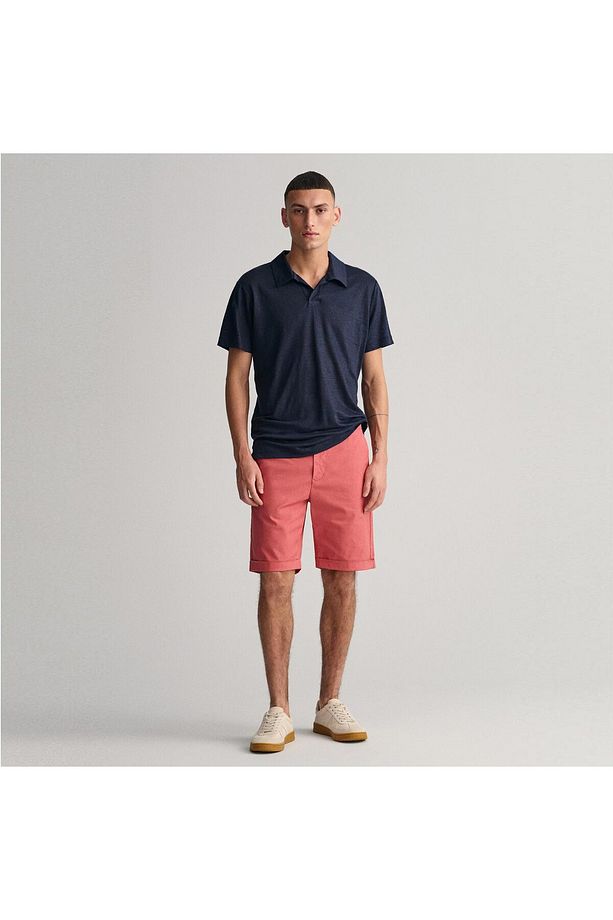 Erkek Kırmızı Regular Fit Şort - 1