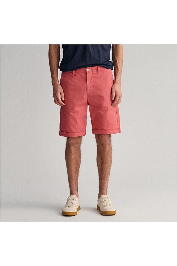 Erkek Kırmızı Regular Fit Şort - 4