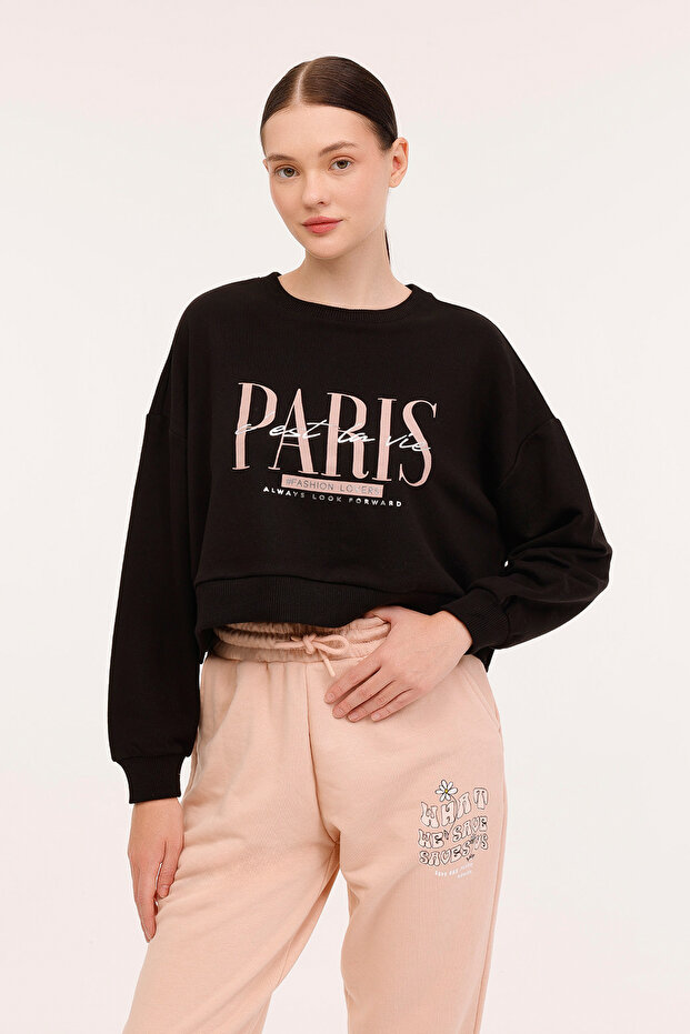 Wl Marley 16Bt133 4Pr Black Women's Sweatshirt