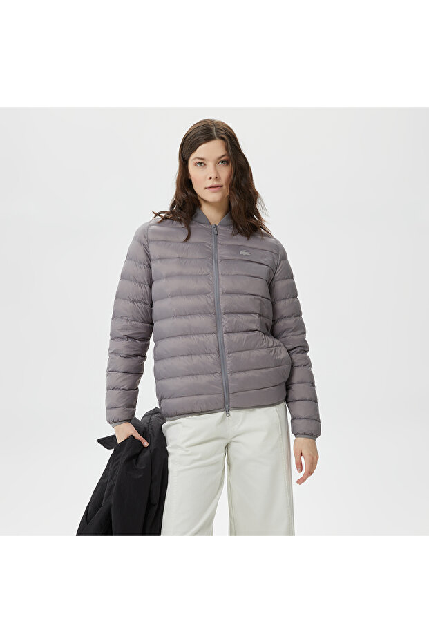 Kadın Kapüşonlu Siyah Mont - 7