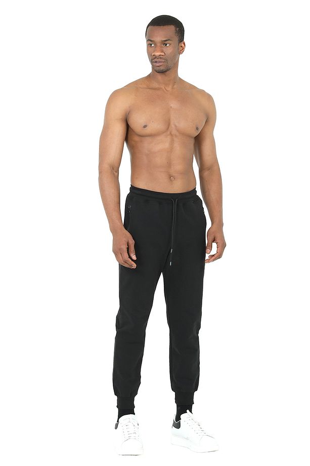 Sport Jogger Eşofman Tek Alt Siyah Nı23008 - 1