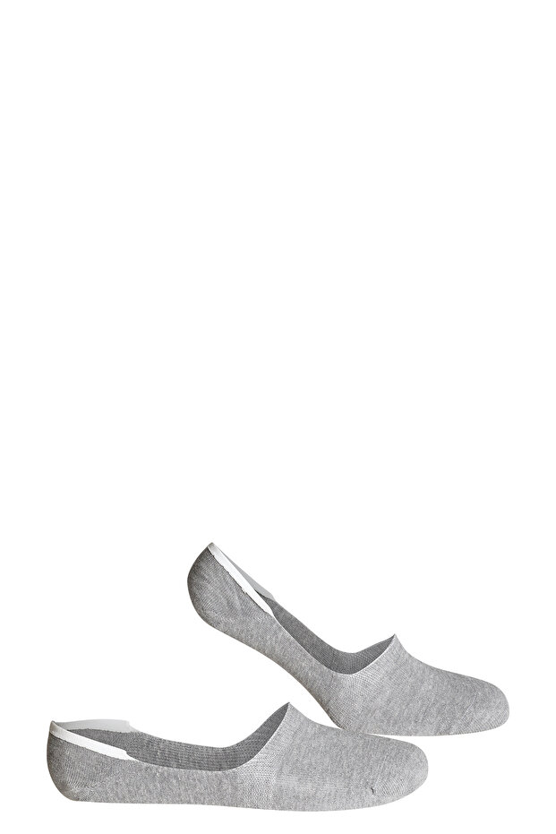 2 Pack Babet Basic Socks Grey-Yellow - 2