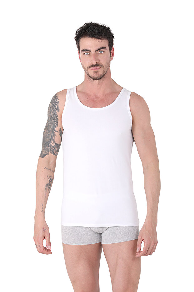 عبوة من قطعتين باللون الأبيض الرياضي - 2