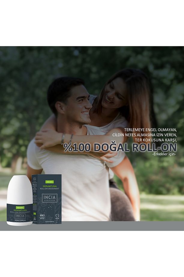 %100 Doğal Roll On Deodorant Erkeler İçin Ter Kokusu Önleyici Lekesiz 50 ml X 2 Adet - 7
