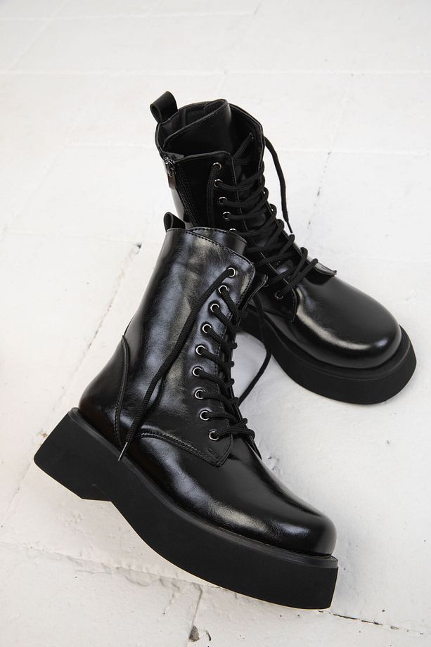Siyah Kadın Bot & Bootie 19757 - 4