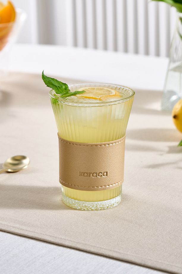 Leather Cool Touch Latte Bardağı 210 ml Gold - 4