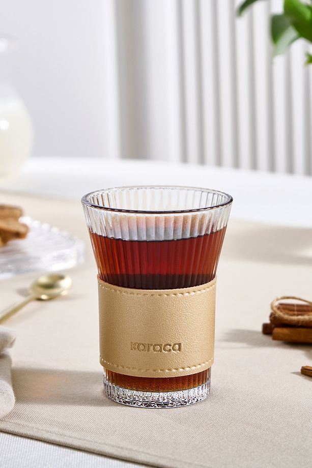Leather Cool Touch Latte Bardağı 210 ml Gold - 3