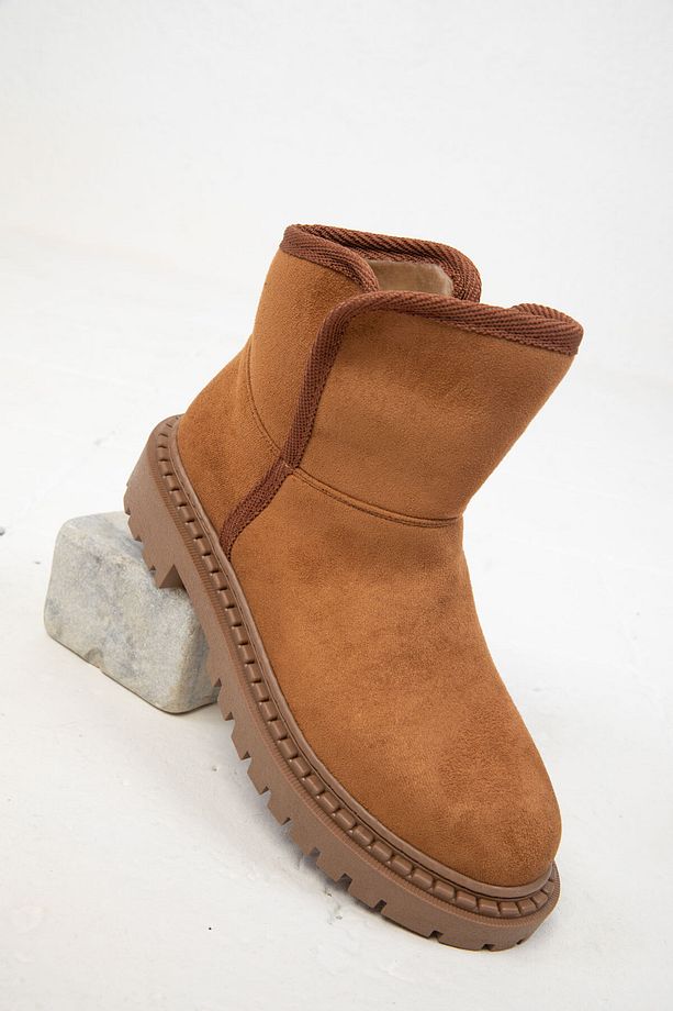 Taba Süet Kadın Bot & Bootie 19750 - 4
