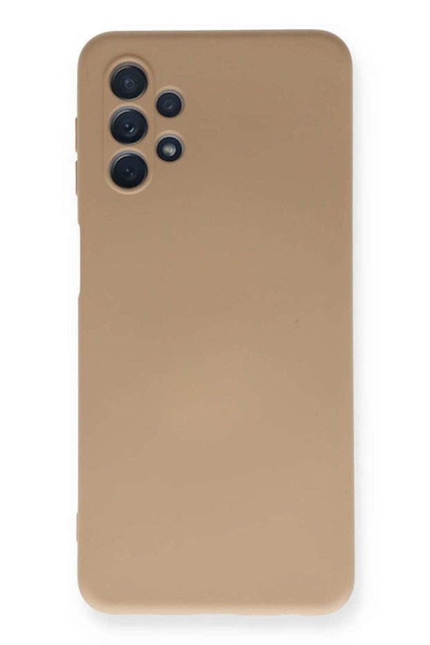 Msa-Shop Samsung Galaxy A32 5g Case Nano Inside Velvet Silicone - Beige