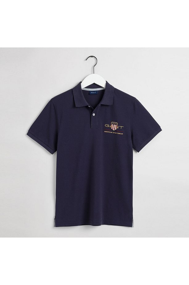 Erkek Lacivert Regular Fit Logolu Polo - 1