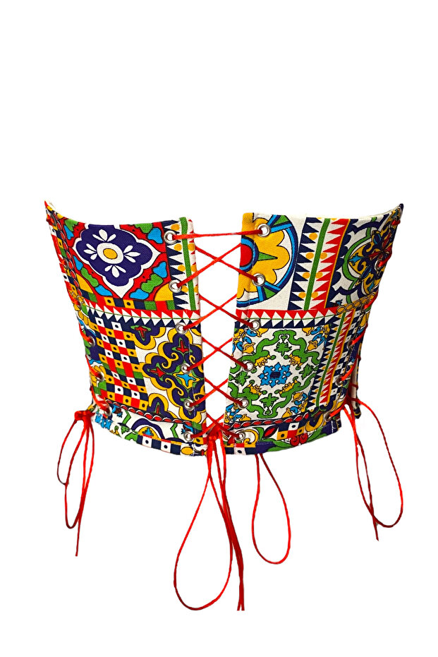 مشد بوستير منقوشة - 3