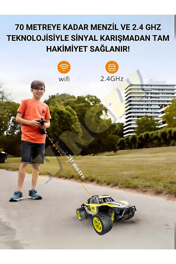 Drift ve Offroad Macerası – Yüksek Hız, Güçlü Çekiş, Tam Kontrol ve 2.4 GHz Teknolojiyle! - 5
