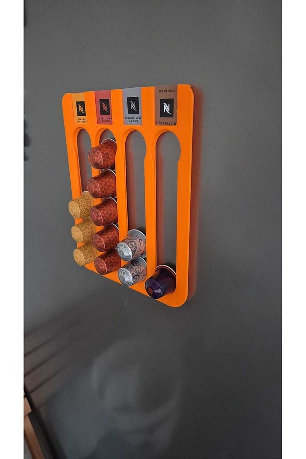 Kapsül Kahve Standı Buzdolabı Için Mıknatıslı 20 Kapsül Nespresso Kapsül Tutucu - 4