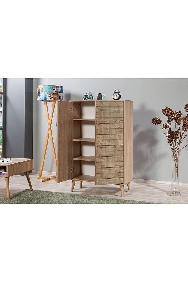 Multibox Natural Dolap Ahşap Ayak - 2