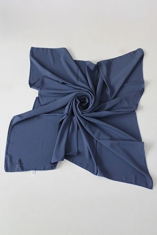 110X110 Medina Silk Scarf - Steel Blue