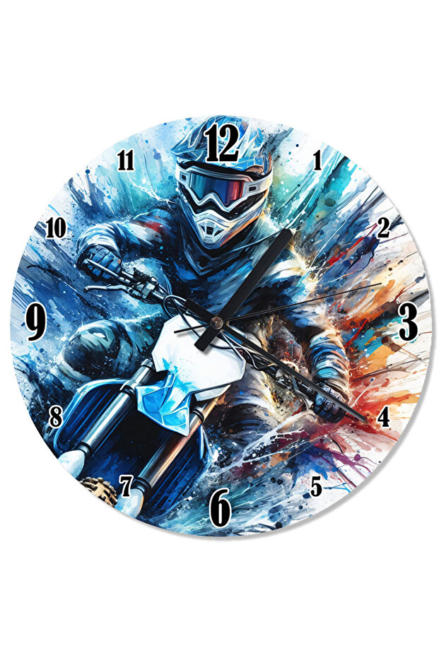 ساعة حائط بتصميم ملك السائق - 1