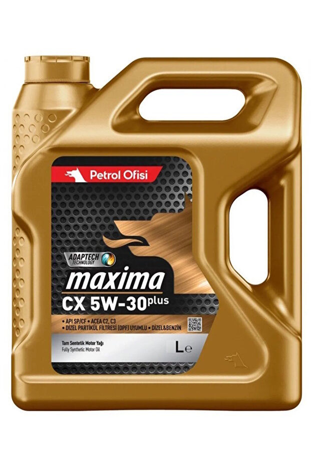 Maxima Cx 5w-30 Partiküllü Tam Sentetik Dpf(C2-C3 ONAYLI) 5 Litre - 1