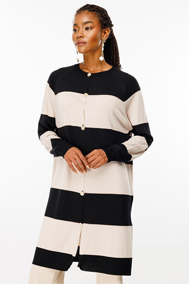 Triko Hırka SİYAH TAŞ - 5