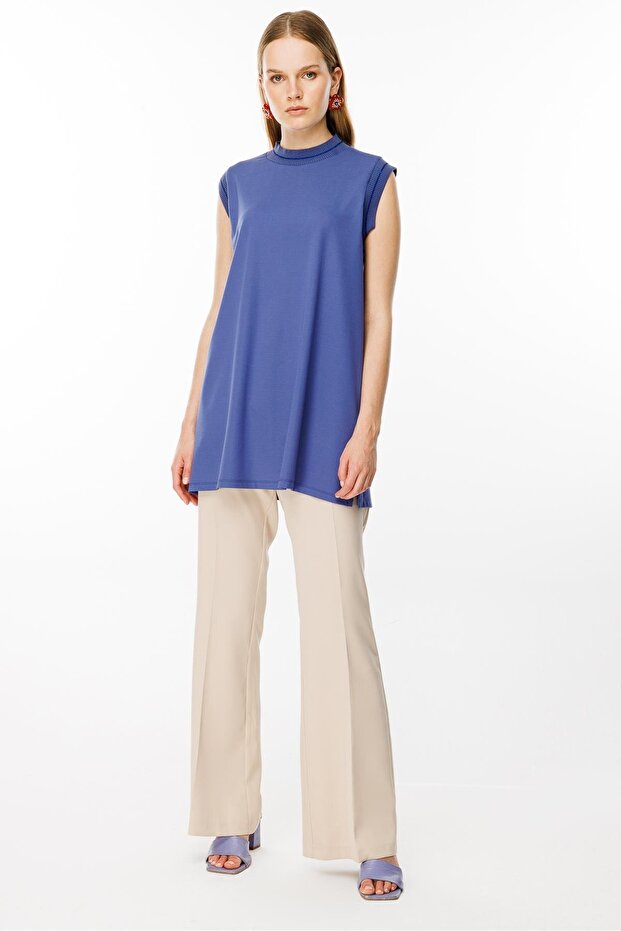 Kolsuz Tunik Mavi - 1