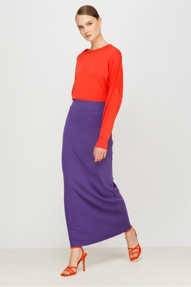 Triko Etek Morcivert - 2