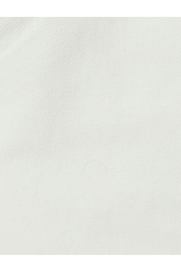 Slim Fit Kot Şort Bermuda Cep Detaylı Pamuklu - 6