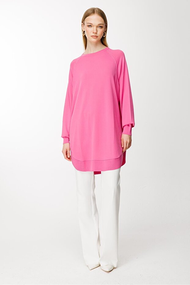 Triko Tunik PEMBE - 2