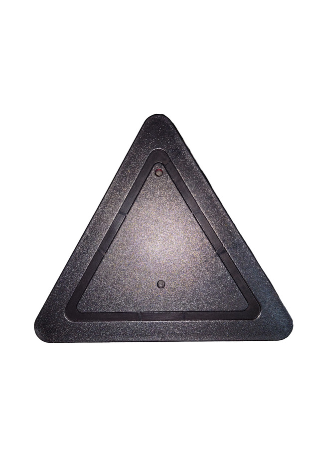 عاكس مثلث بلاستيكي صغير - 2