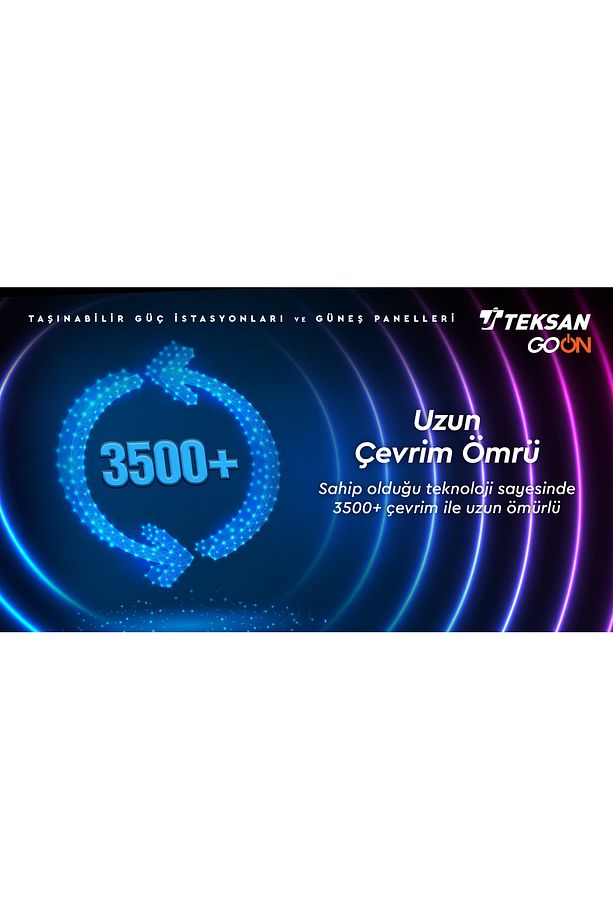 Go On 600w Taşınabilir Güç Istasyonu, Güç Kaynağı, Güneş Paneli Ile Şarj Desteği, Hafif, Lifepo4 - 5