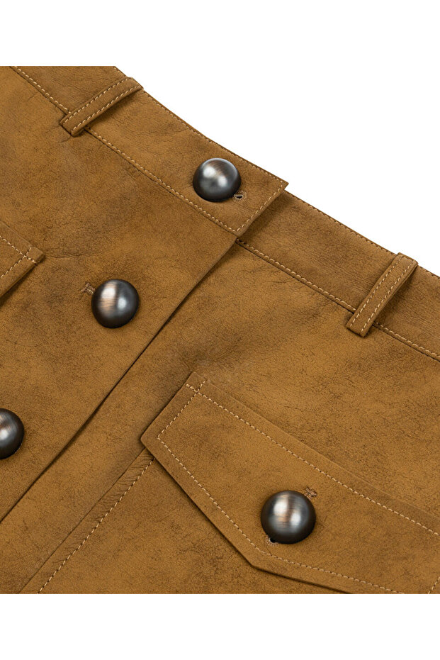 SÜET GÖRÜNÜMLÜ ETEK - 4