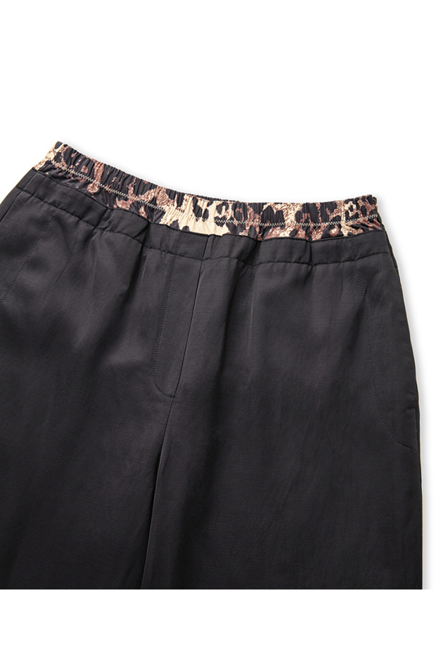 Leopard Pattern Mix Pants - 4