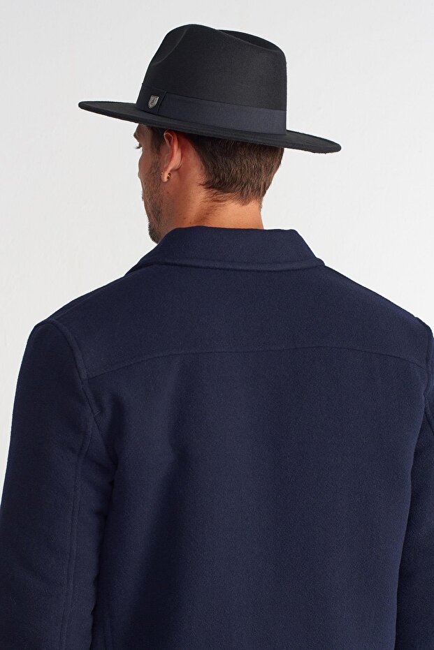 Kapelusz Fedora męski duży rozmiar 60 cm czarny - 3