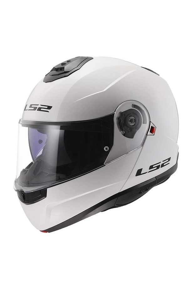 Strobe 2 Çene Açılır Beyaz Kask - 2