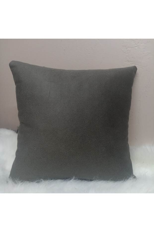 غطاء وسادة مزخرف بنمط مدخن من Nubuck