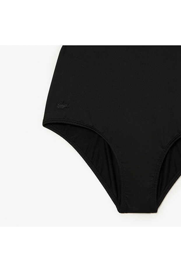 Kadın Baskılı Siyah Mayo - 7