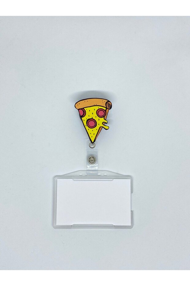 Pizza Themed Yoyo Card Holder Yoyo Badge Holder