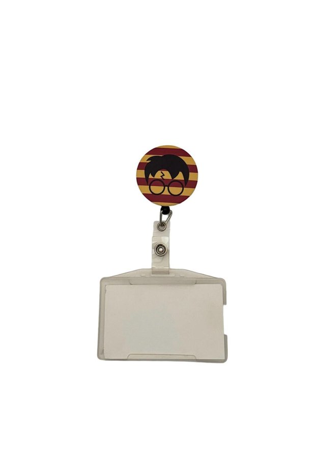 Sorcerer with Glasses 2 Themed Metal Yoyo Card Holder Yoyo Id Badge Holder