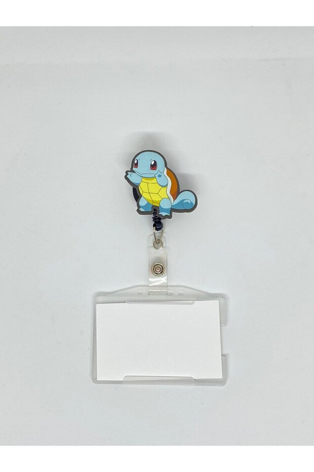 Evolutionary Monsters Water-Spraying Turtle Themed Yoyo Card Holder Yoyo Id Badge Holder