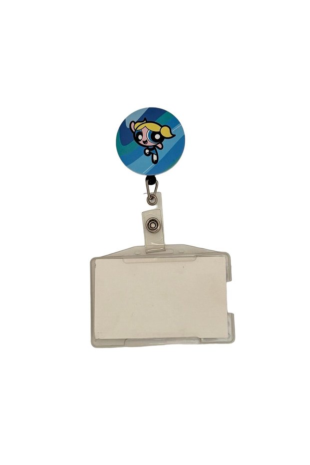Hero Girls Yellow Girl Themed Metal Yoyo Card Holder Yoyo Id Badge Holder
