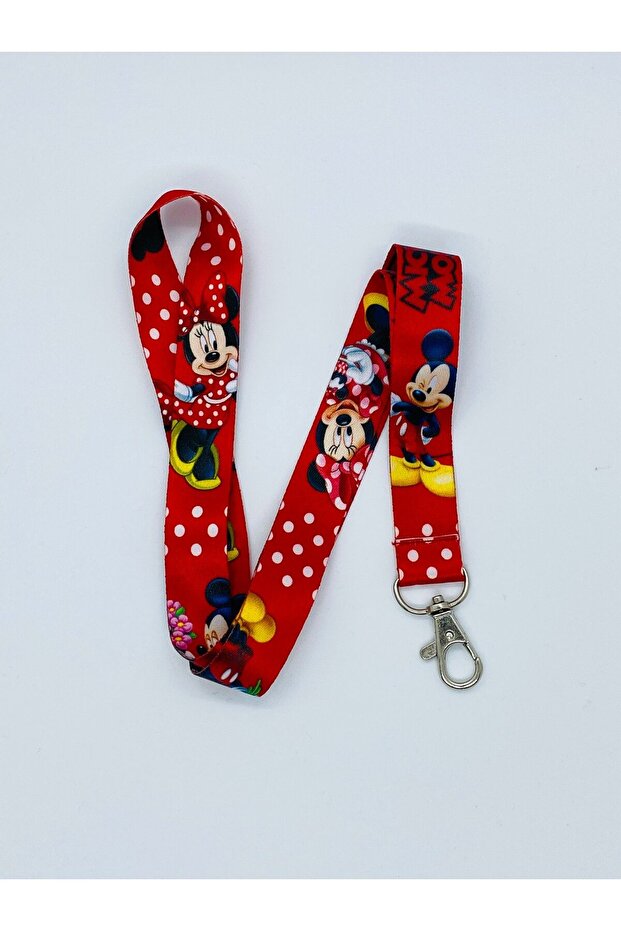 Mini Mouse 1 Themed Neck Lanyard Card Holder