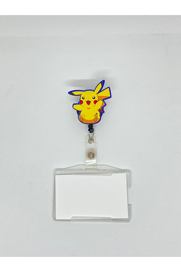 Evolutionary Monsters Electric Yellow Mouse Themed Yoyo Card Holder Yoyo Id Badge Holder