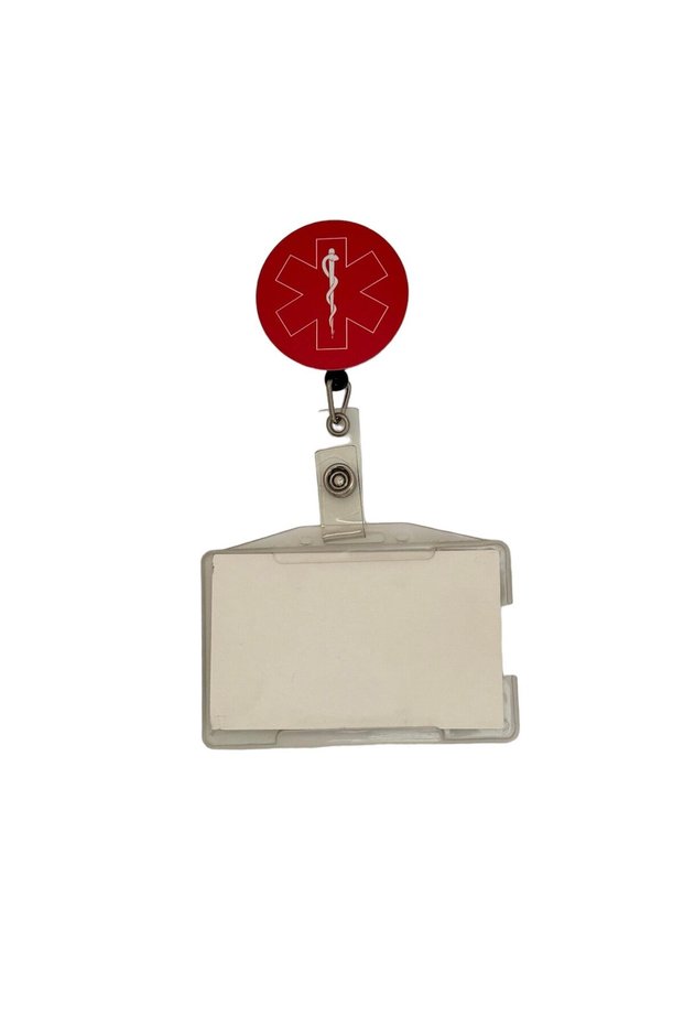Medical Symbol Health Themed Metal Yoyo Card Holder Yoyo Collar Card Holder