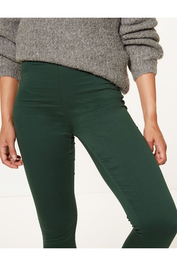 Yüksek Bel Jegging Jean Pantolon - 5