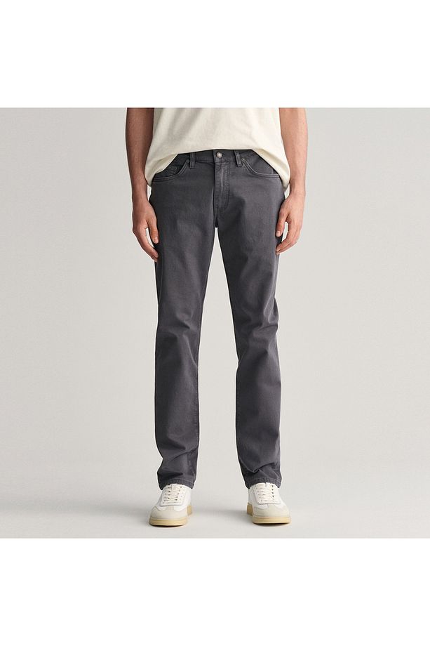 Erkek Gri Slim Fit Jean - 4