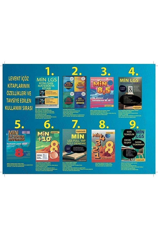 Lgs Matematik Seti - Tüm Matematik Seti-12 Kitap -net Artıran Set - 1